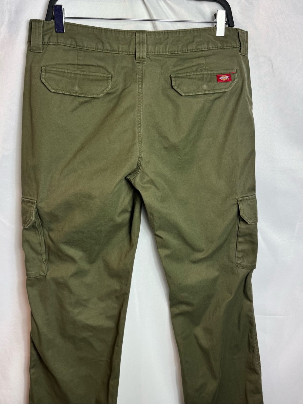 Dickies Cargo Pants Womens Size 12R Green Relaxed Work Pants Gorpcore